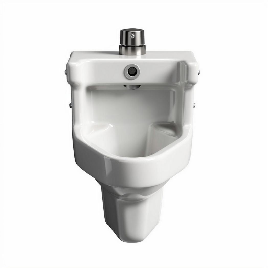 Urinale bianco in ceramica con sistema di scarico da parete 40 x 30 x 45cm